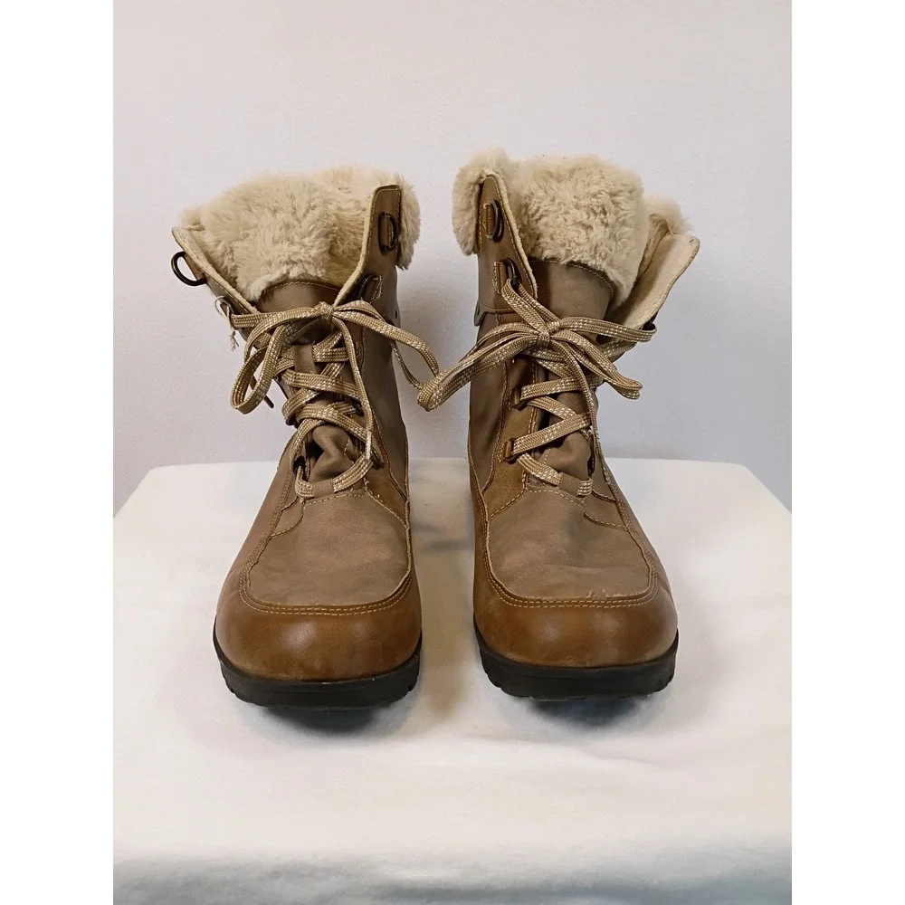 Winter Gorpcore JBU Women 12M Tan Antonio WaterproofJBU Faux Fur Boots